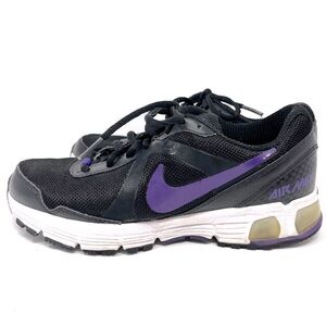 Nike Air Max Run Lite Womens Sz 6.5 386515-004. Black/ Purple. 2009